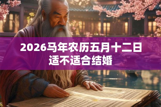 2026马年农历五月十二日适不适合结婚