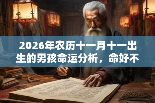 2026年农历十一月十一出生的男孩命运分析,命好不好? 2026年农历十一月十一出生的男孩命运分析,命好不好?