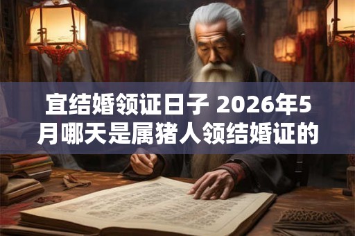 宜结婚领证日子 2026年5月哪天是属猪人领结婚证的吉日 宜结婚领证日子 2026年5月哪天是属猪人领结婚证的吉日