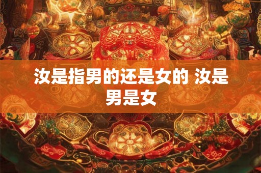 汝是指男的还是女的 汝是男是女 汝是指男的还是女的 汝是男是女