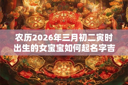 农历2026年三月初二寅时出生的女宝宝如何起名字吉祥,五行属什么 农历2026年三月初二寅时出生的女宝宝如何起名字吉祥,五行属什么
