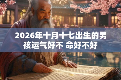 2026年十月十七出生的男孩运气好不 命好不好 2026年十月十七出生的男孩运气好不 命好不好