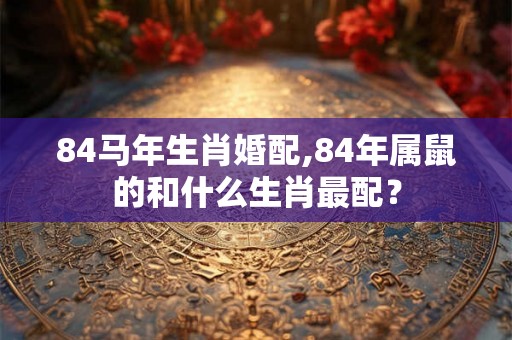 84马年生肖婚配,84年属鼠的和什么生肖最配? 84马年生肖婚配,84年属鼠的和什么生肖最配?