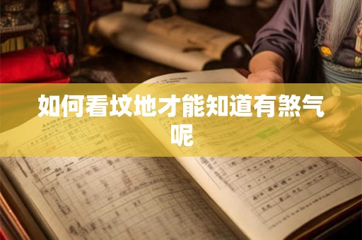 如何看坟地才能知道有煞气呢