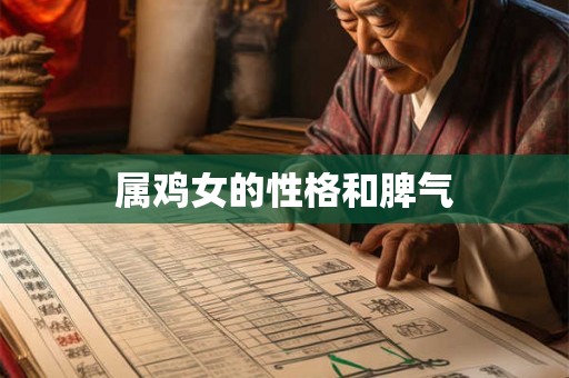 属鸡女的性格和脾气