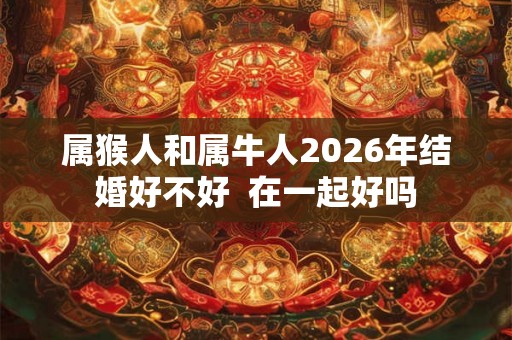 属猴人和属牛人2026年结婚好不好  在一起好吗