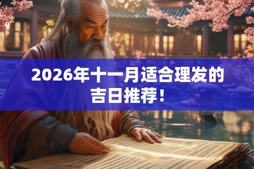 2026年十一月适合理发的吉日推荐！