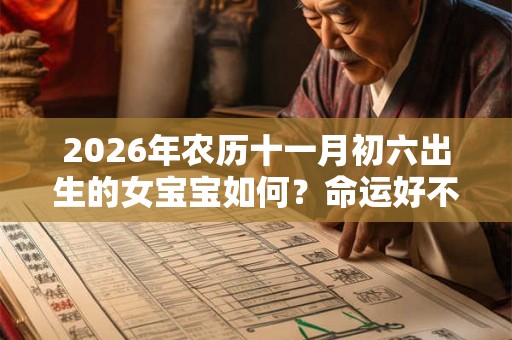 2026年农历十一月初六出生的女宝宝如何？命运好不好？