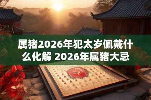 属猪2026年犯太岁佩戴什么化解 2026年属猪大忌 属猪2026年犯太岁佩戴什么化解 2026年属猪大忌