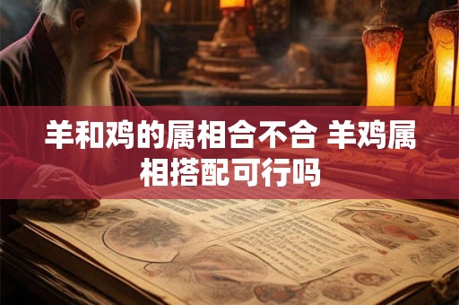 羊和鸡的属相合不合 羊鸡属相搭配可行吗