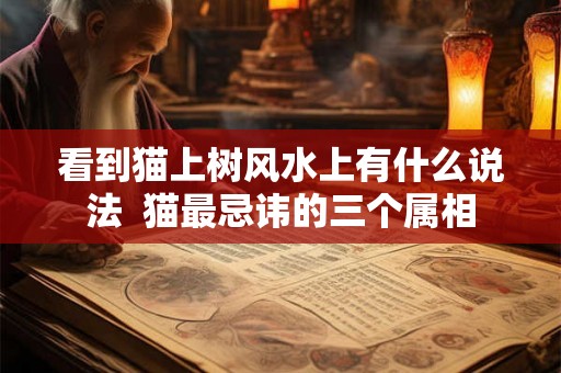 看到猫上树风水上有什么说法 猫最忌讳的三个属相 看到猫上树风水上有什么说法 猫最忌讳的三个属相