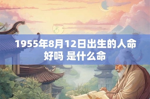 1955年8月12日出生的人命好吗 是什么命