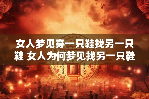 女人梦见穿一只鞋找另一只鞋 女人为何梦见找另一只鞋