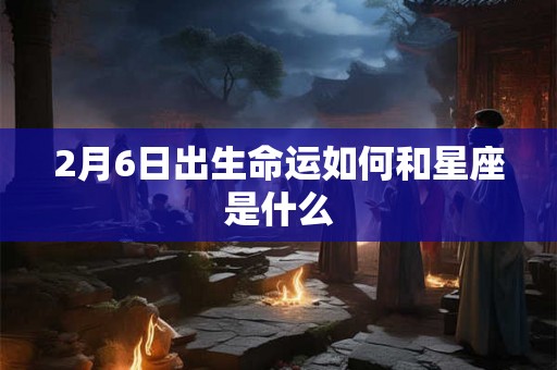2月6日出生命运如何和星座是什么