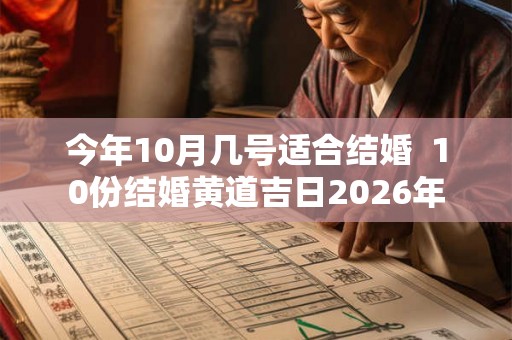 今年10月几号适合结婚 10份结婚黄道吉日2026年 今年10月几号适合结婚 10份结婚黄道吉日2026年