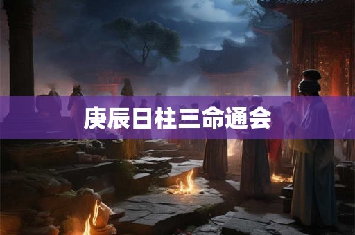 庚辰日柱三命通会