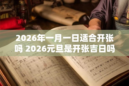 2026年一月一日适合开张吗 2026元旦是开张吉日吗