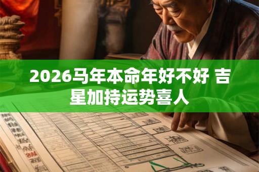 2026马年本命年好不好 吉星加持运势喜人 2026马年本命年好不好 吉星加持运势喜人