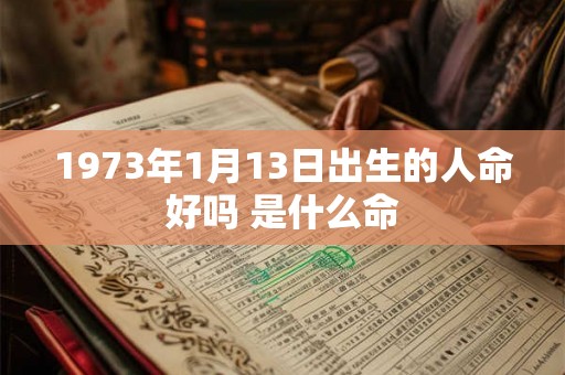 1973年1月13日出生的人命好吗 是什么命