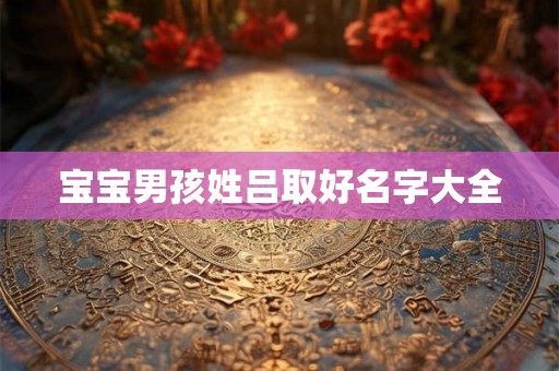 宝宝男孩姓吕取好名字大全 宝宝男孩姓吕取好名字大全