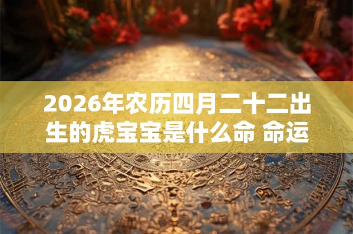 2026年农历四月二十二出生的虎宝宝是什么命 命运是好是坏 2026年农历四月二十二出生的虎宝宝是什么命 命运是好是坏