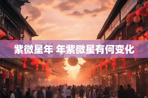 紫微星年 年紫微星有何变化