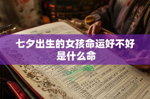七夕出生的女孩命运好不好 是什么命