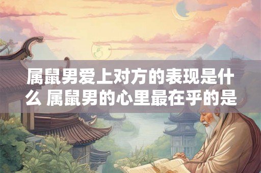 属鼠男爱上对方的表现是什么 属鼠男的心里最在乎的是什么
