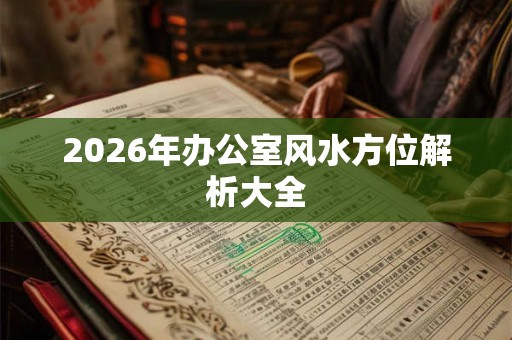 2026年办公室风水方位解析大全