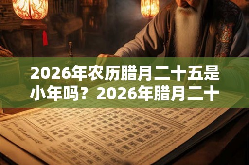 2026年农历腊月二十五是小年吗?2026年腊月二十五搬家好吗? 2026年农历腊月二十五是小年吗?2026年腊月二十五搬家好吗?