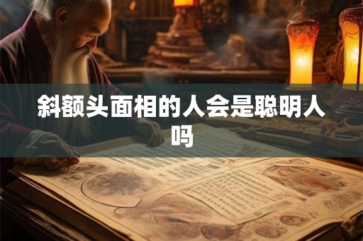 斜额头面相的人会是聪明人吗