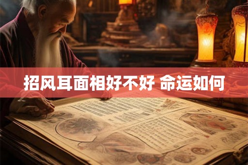 招风耳面相好不好 命运如何