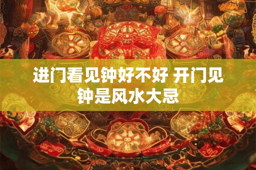进门看见钟好不好 开门见钟是风水大忌