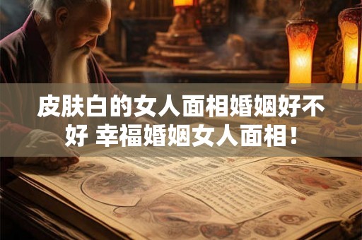 皮肤白的女人面相婚姻好不好 幸福婚姻女人面相！