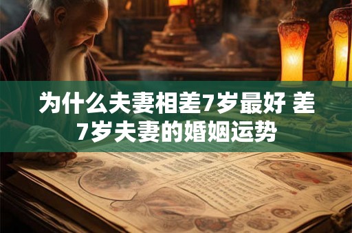 为什么夫妻相差7岁最好 差7岁夫妻的婚姻运势