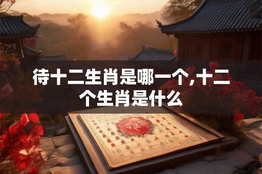 待十二生肖是哪一个,十二个生肖是什么