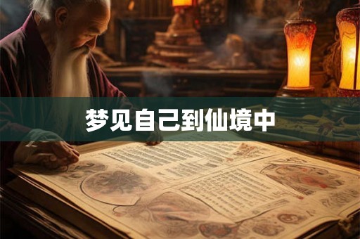 梦见自己到仙境中
