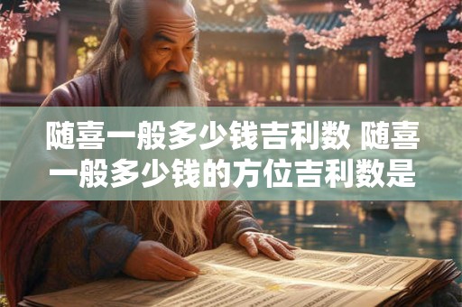 随喜一般多少钱吉利数 随喜一般多少钱的方位吉利数是多少 随喜一般多少钱吉利数 随喜一般多少钱的方位吉利数是多少