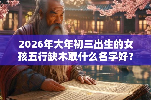 2026年大年初三出生的女孩五行缺木取什么名字好? 2026年大年初三出生的女孩五行缺木取什么名字好?