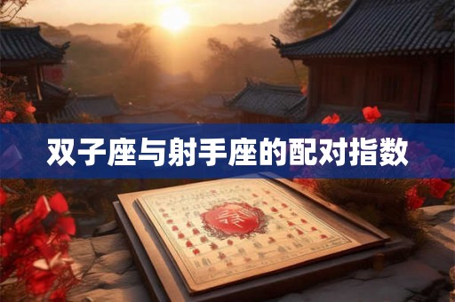 双子座与射手座的配对指数
