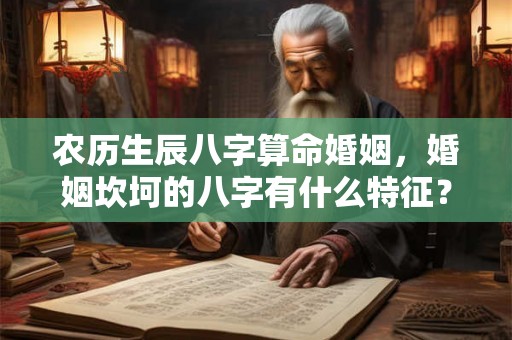 农历生辰八字算命婚姻，婚姻坎坷的八字有什么特征？