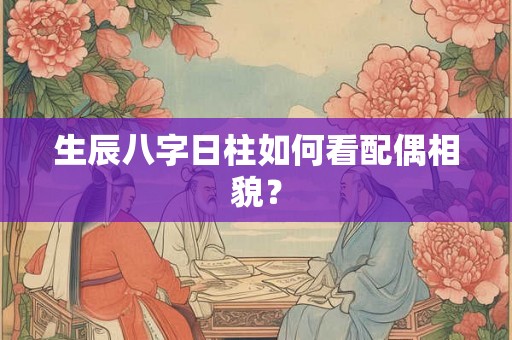 生辰八字日柱如何看配偶相貌？