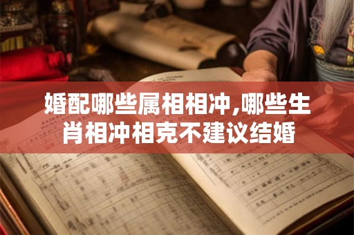 婚配哪些属相相冲,哪些生肖相冲相克不建议结婚