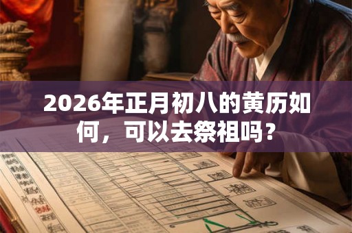 2026年正月初八的黄历如何，可以去祭祖吗？