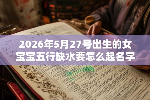 2026年5月27号出生的女宝宝五行缺水要怎么起名字