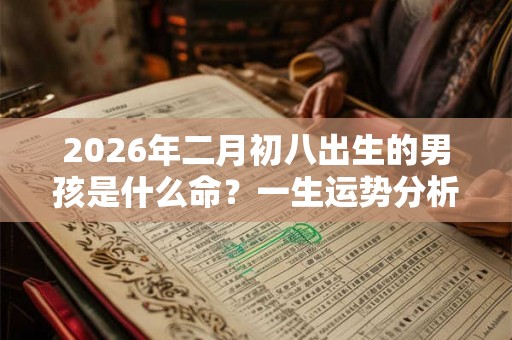 2026年二月初八出生的男孩是什么命？一生运势分析