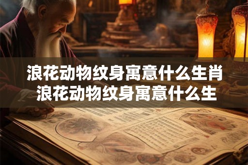 浪花动物纹身寓意什么生肖 浪花动物纹身寓意什么生肖呢