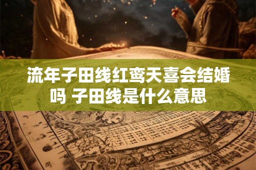 流年子田线红鸾天喜会结婚吗 子田线是什么意思 流年子田线红鸾天喜会结婚吗 子田线是什么意思