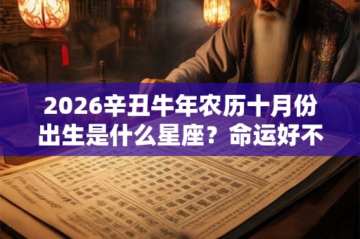 2026辛丑牛年农历十月份出生是什么星座？命运好不好？