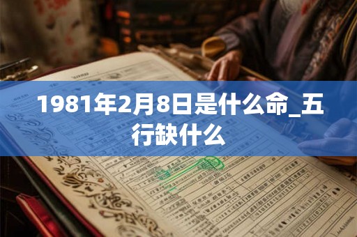 1981年2月8日是什么命_五行缺什么